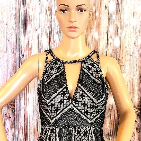 NWOT Free People Women's Black Lace Cocktail Dress Size 0 - Picture 4 of 10